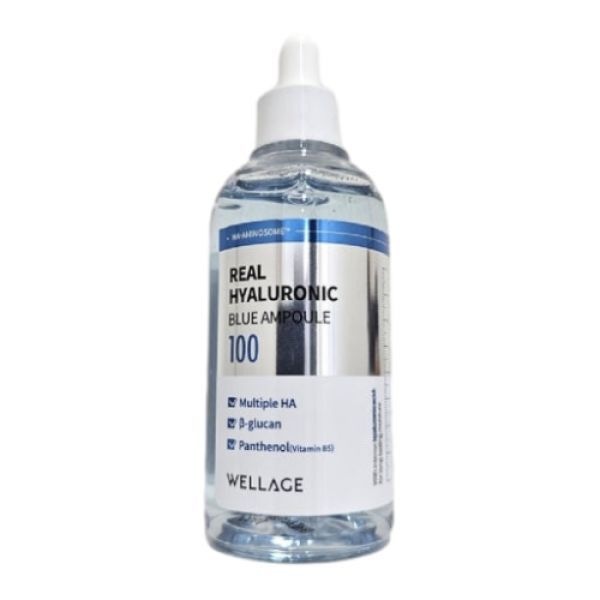 속건조필수템 웰라쥬 리얼 히알루로닉 블루 100 앰플 100ml 기획 +원데이키트2ea