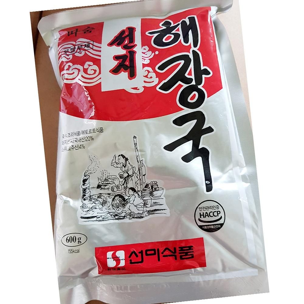 선미식품 선미 선지해장국 600g 25개 밀키트