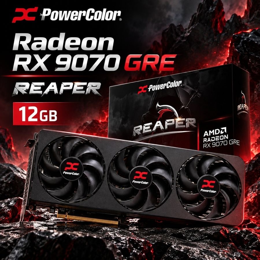 [해외] 파워컬러 Reaper RX 9070 GRE 12GB 그래픽카드 관부가세포함 9070GRE