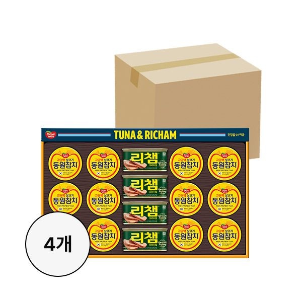 동원 선물세트 4세트 [박스특가] 튜나리챔 O-50호x4개(1box)