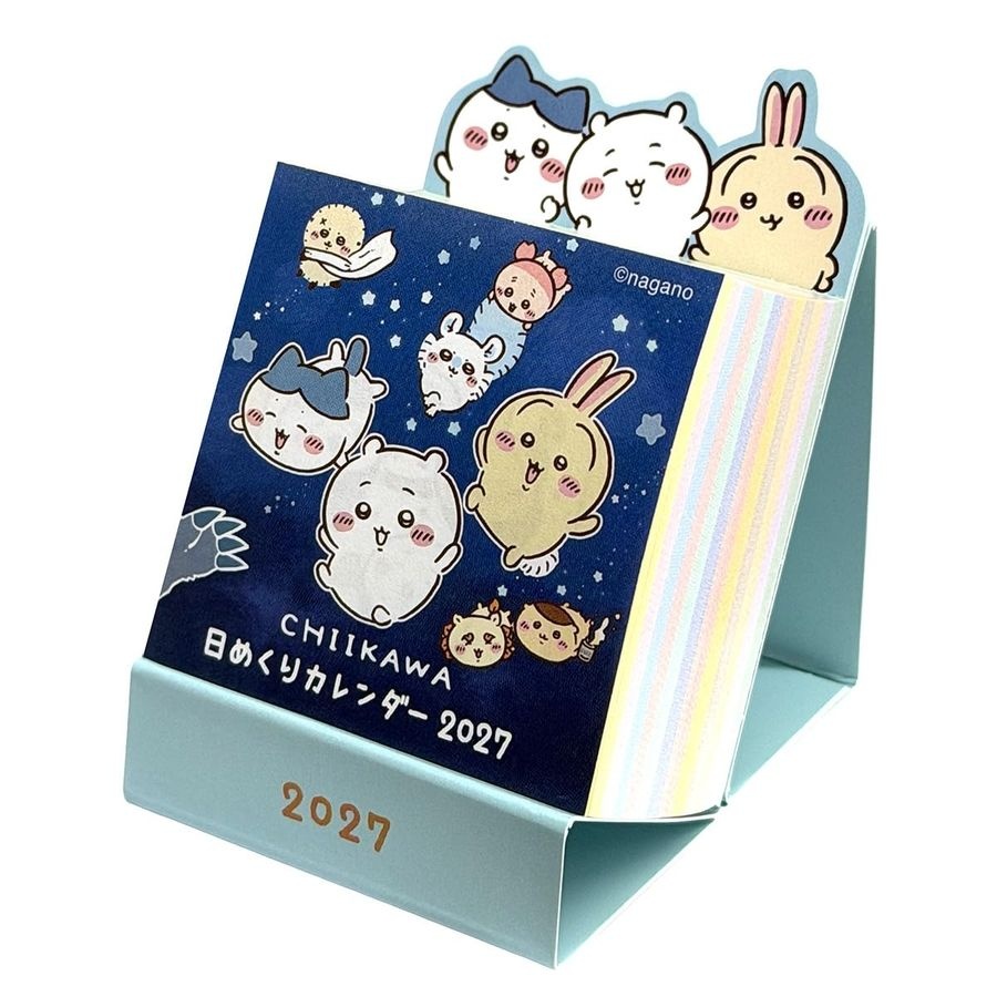 치이카와 2027년 탁상용 미니어처 데일리 일력 캘린더 Chiikawa