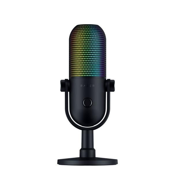 UnKnown RAZER 레이저코리아 유선마이크 Seiren V3 Chroma 32-Bit DSP 세이렌 크로마 32비트 지원 블랙 4203640