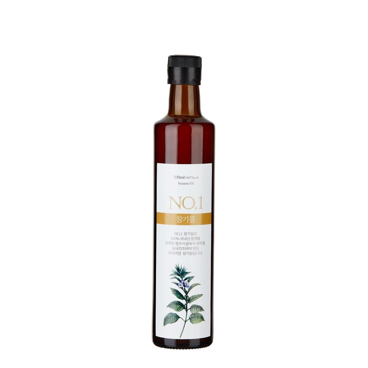 앤오일 특A급 국산참깨100% 저온압착 국산참기름500ml