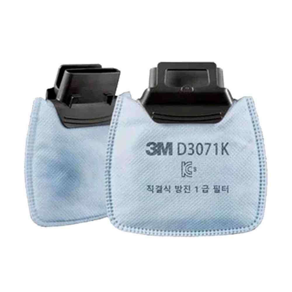 3M 더굿샵 1급 방진 필터 2개입 산업안전보호구 정전기필터 필터마스크