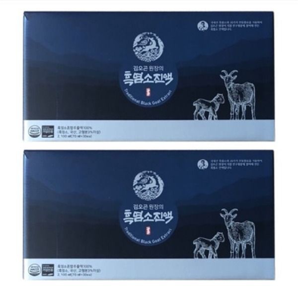 {백화점 상품} 김오곤 원장의 흑염소진액 70ml x 240포(8박스) 540193