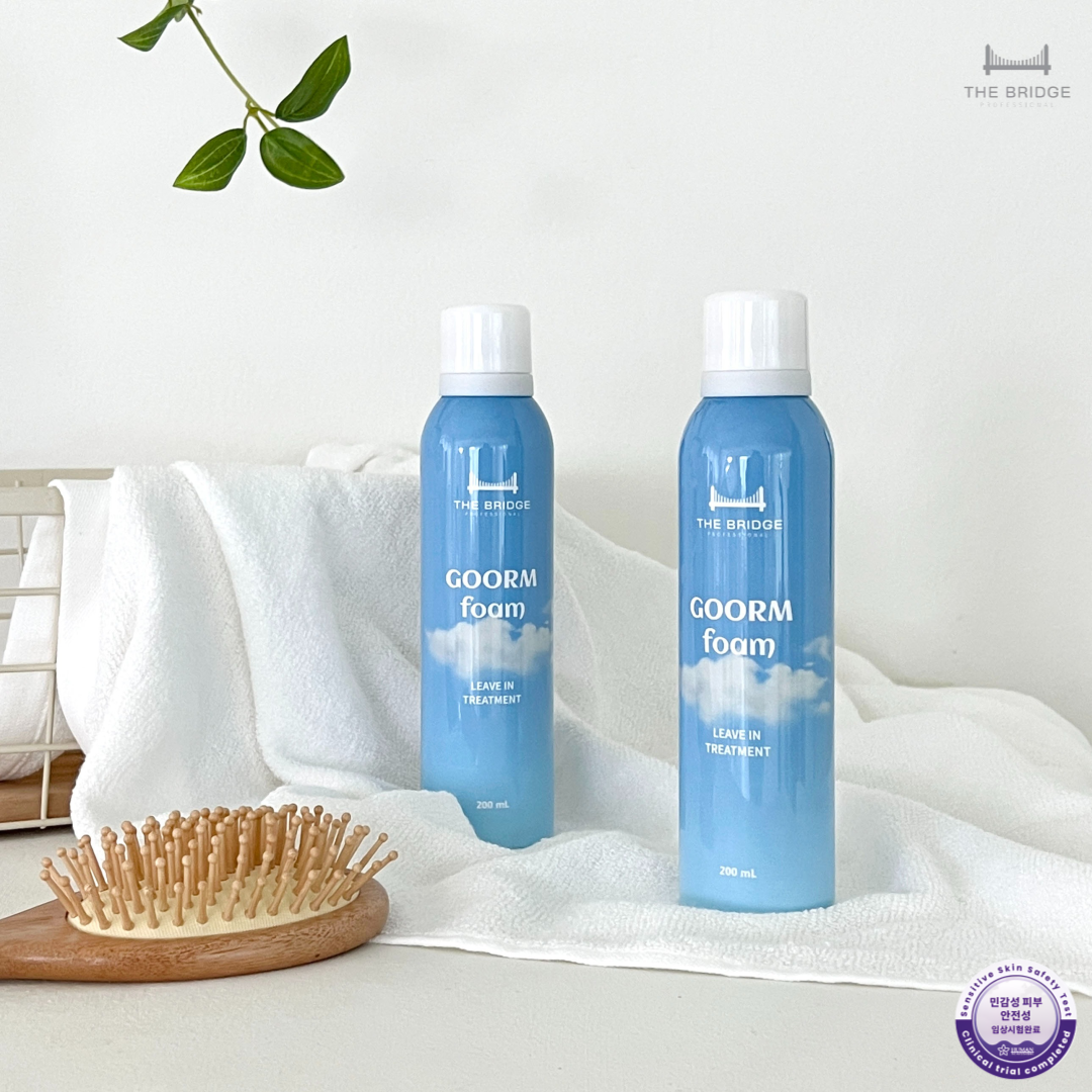 (2개) 더브릿지프로페셔널 구름폼 트리트먼트 200mL 노워시 리브인 무스 거품