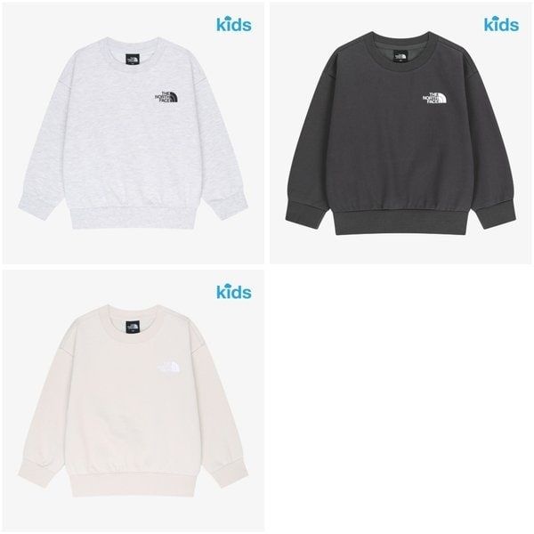 노스페이스키즈 NM5MS02 키즈 고 투 스웻셔츠 KS GO-TO SWEATSHIRTS TOL954 LAO404