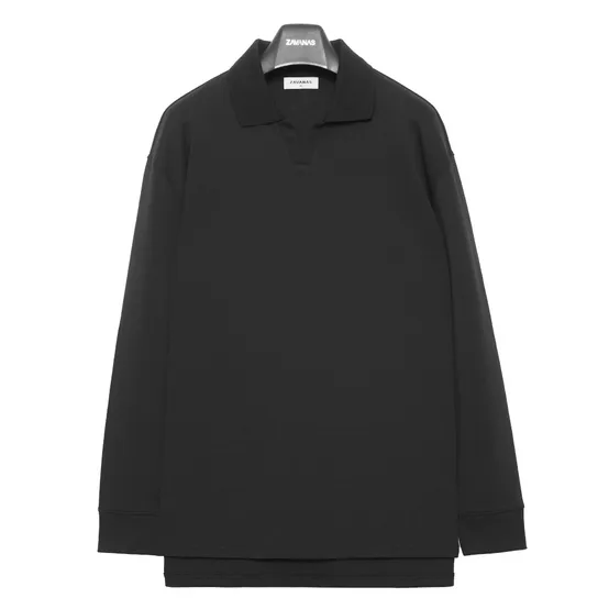 소프트 코튼 카라 립 롱슬리브 7color 택 1