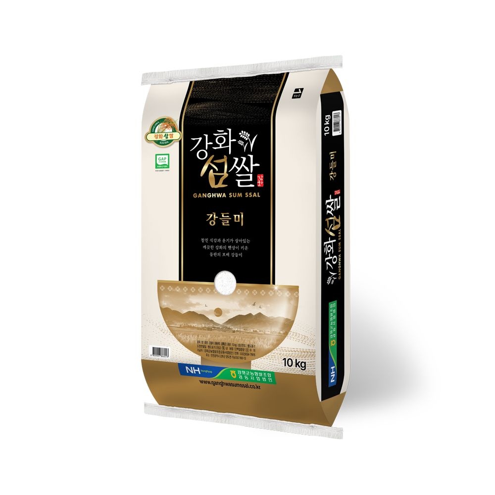 강화섬쌀 26년 햅쌀 강화섬쌀 특등급 강들미 쌀10kg+10kg(20kg) GAP우수관리 강화군농협