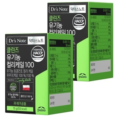 [패션플러스][팔레오][팔레오]팔레오 닥터스노트 클린즈 유기농 컬리케일 100 15g 2통_721281