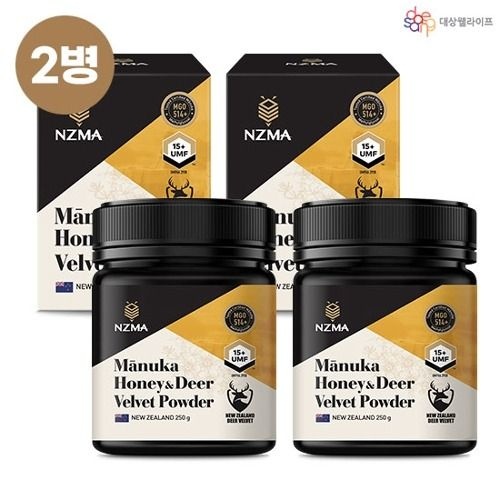 [패션플러스][NZMA][NZMA][싱글]NZMA녹용마누카꿀 UMF15+(250g X2병)_638131