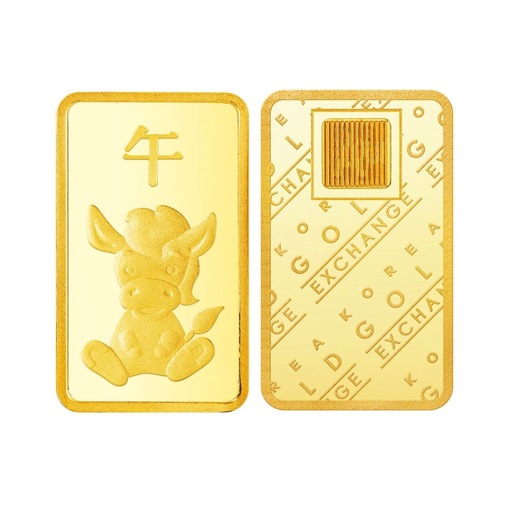 [롯데백화점] 한국금거래소 말 골드바 3.75g 순금24k