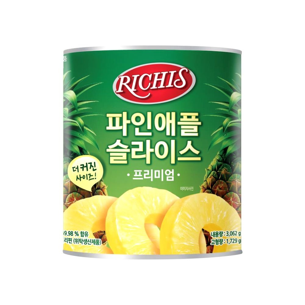 동서 리치스 파인애플 슬라이스 프리미엄 3kg