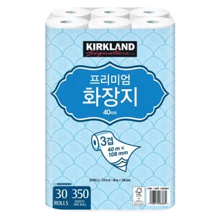 커클랜드 프리미엄 3겹화장지40m 30롤