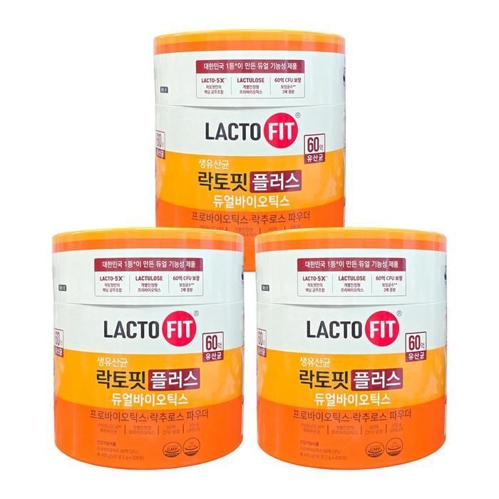 락토핏 플러스 듀얼바이오틱스 2g x 200포 3개 hism