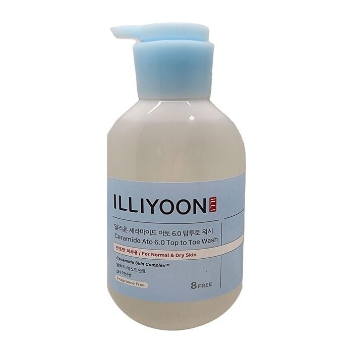 일리윤 세라마이드 아토 6.0 탑투토 워시 무향 500ml 약산성 바디클렌저 1개 Ss