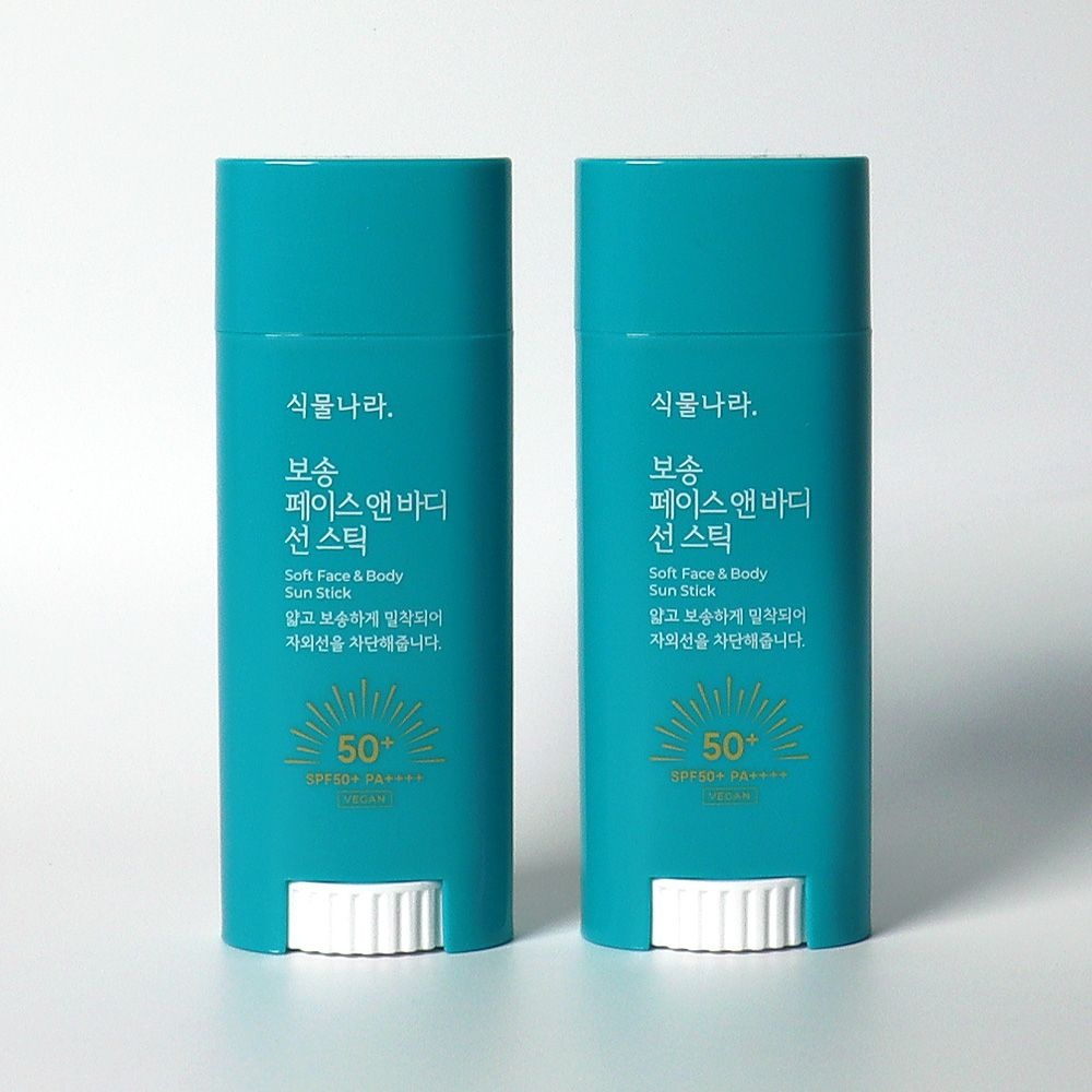 [오늘출발] 식물나라 페이스 앤 바디 보송 선스틱 30g 2개