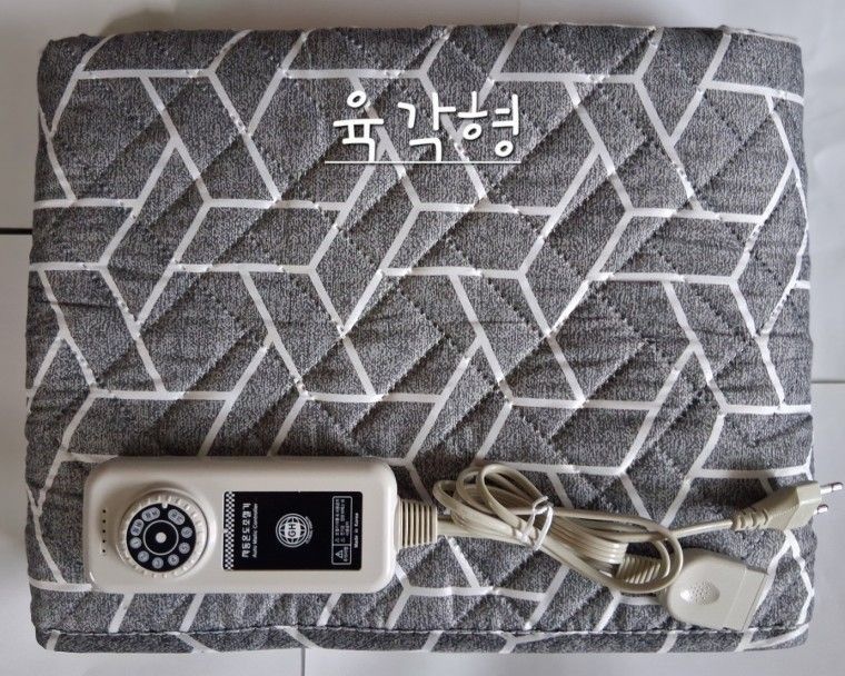 삼원온스파 명품한일 전기요(68x180cm)육각형 미니싱글 전기장판 프리볼트 무자계 온열매트