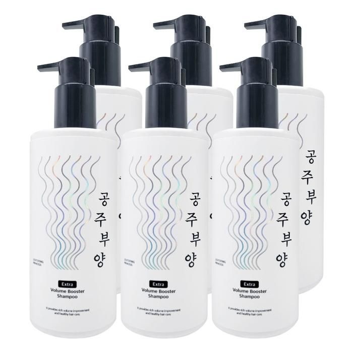 가히 공주부양 샴푸 엑스트라 볼륨 부스터 500ml 탈모샴푸 6개 Ss
