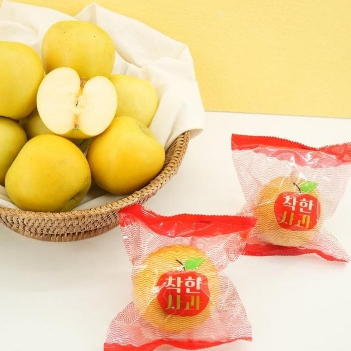 착한 시나노골드 황금사과 세척사과 실중량 2.5kg 꼬마소과