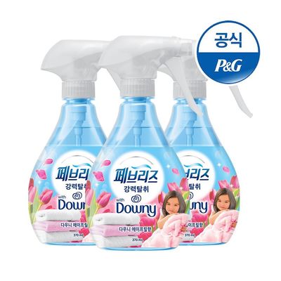 (~10/31 리뷰 1,500P) 페브리즈 섬유탈취제 용기형 에이프릴 향 370ml 3개