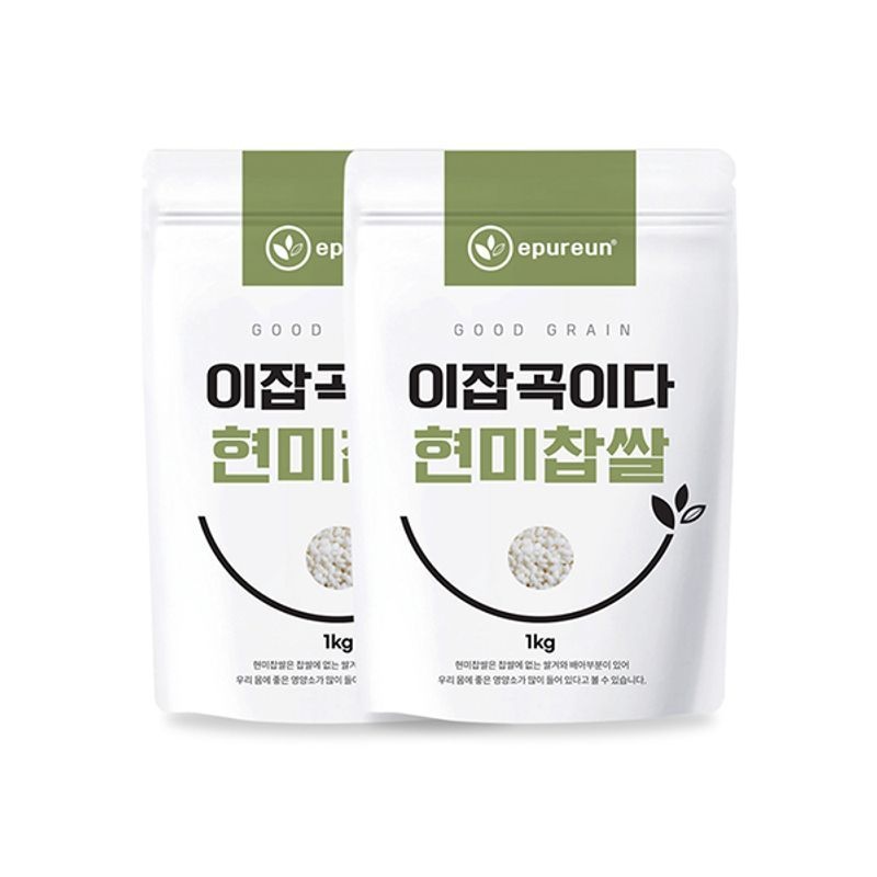 국산 현미찹쌀 1kg x 2봉
