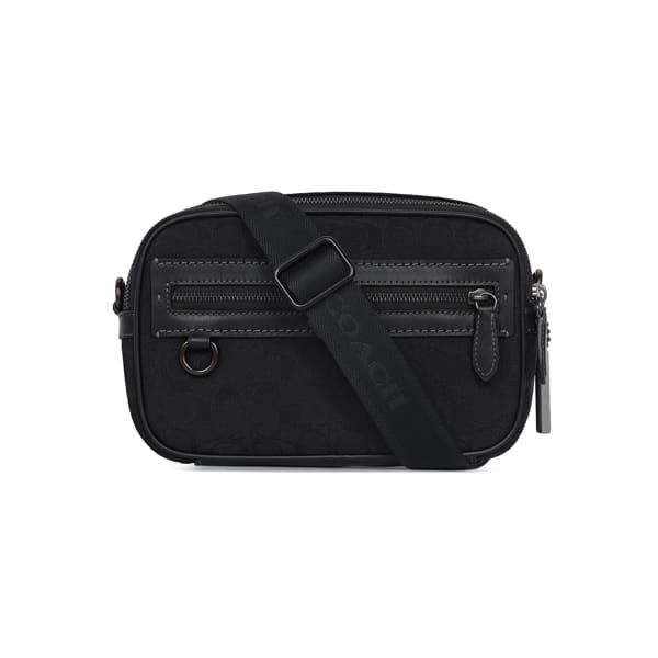 코치 (현대Hmall) 코치 25FW 블랙 테오 시그니처 자카드 카메라백 CBF21 BLK