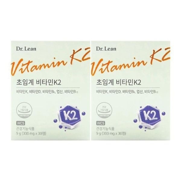 닥터린 초임계 비타민K2 300mg x 30정 x 2박스