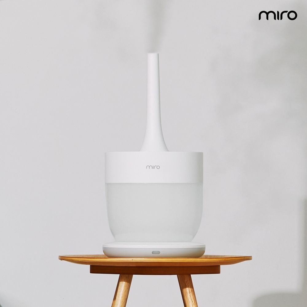 [카드추가할인/무료배송] 미로 세척이지 스마트 UV살균 IoT 4.5L 초음파식 가습기 3세대 miro-MH5000 무드등 저소음 완
