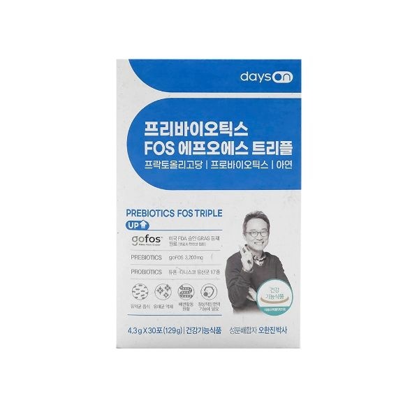 데이즈온 오한진 프리바이오틱스 FOS 트리플 4.3g x 30포 x ...