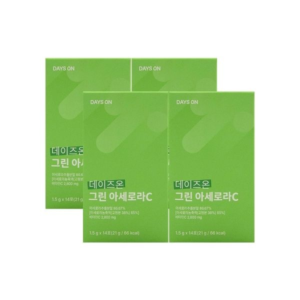 데이즈온 그린 아세로라C 1.5g x 14포 x 4박스