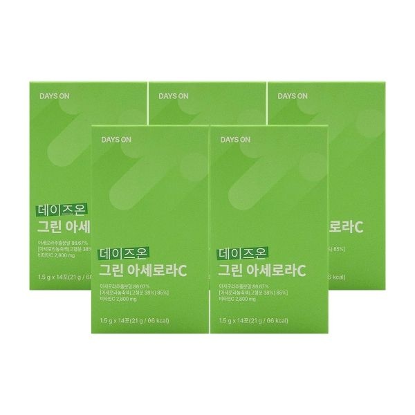 데이즈온 그린 아세로라C 1.5g x 14포 x 5박스