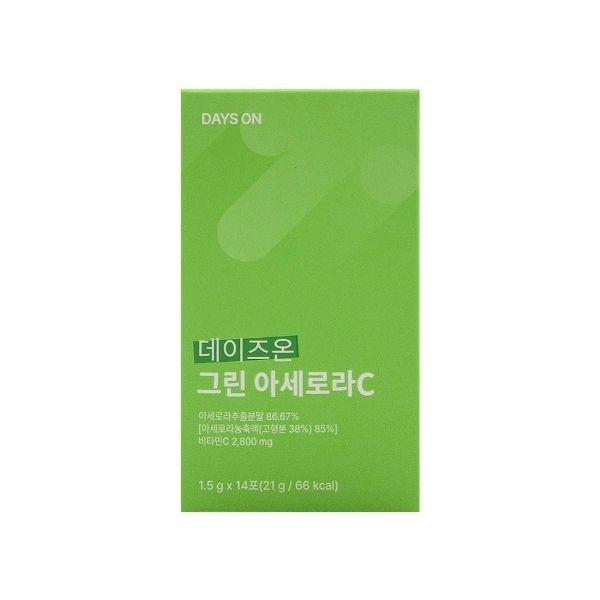 데이즈온 그린 아세로라C 1.5g x 14포 x 1박스