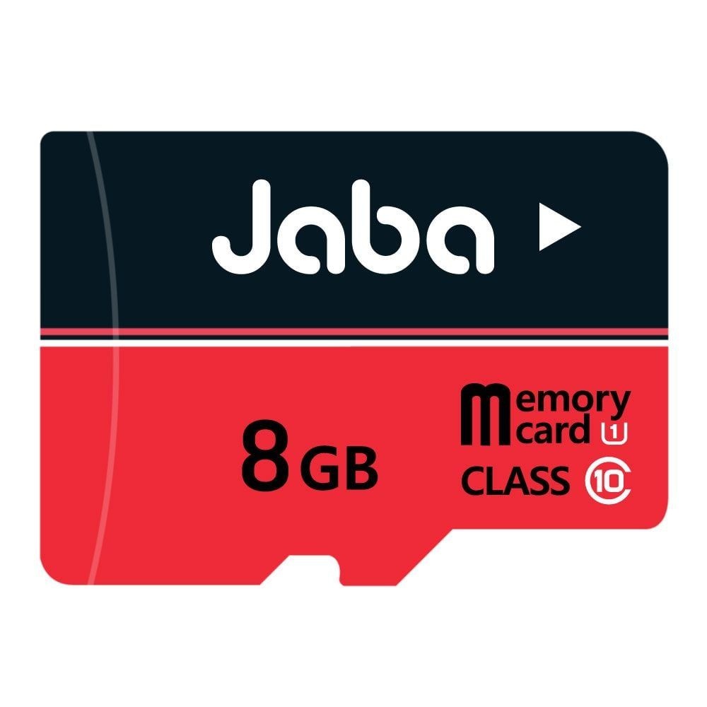 JABA 마이크로SD 8GB 레드 TLC 메모리카드