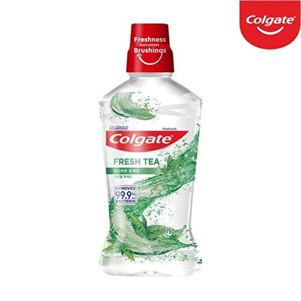 콜게이트 [콜게이트]가글 구취 입냄새 제거 마우스워시 후레쉬 티 750ml 1개