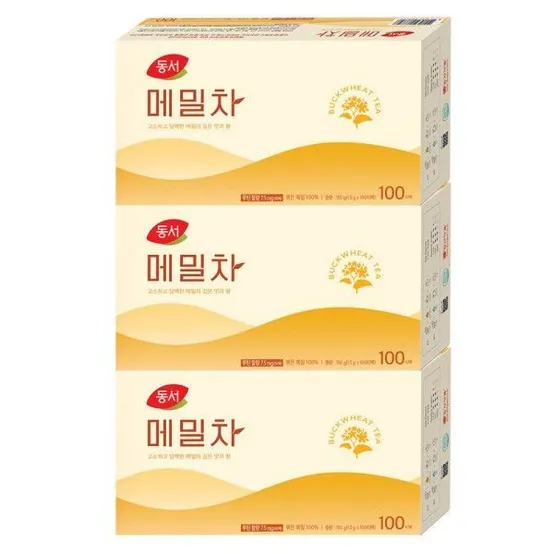 메밀차 100Tx3 총300T/녹차/둥글레차