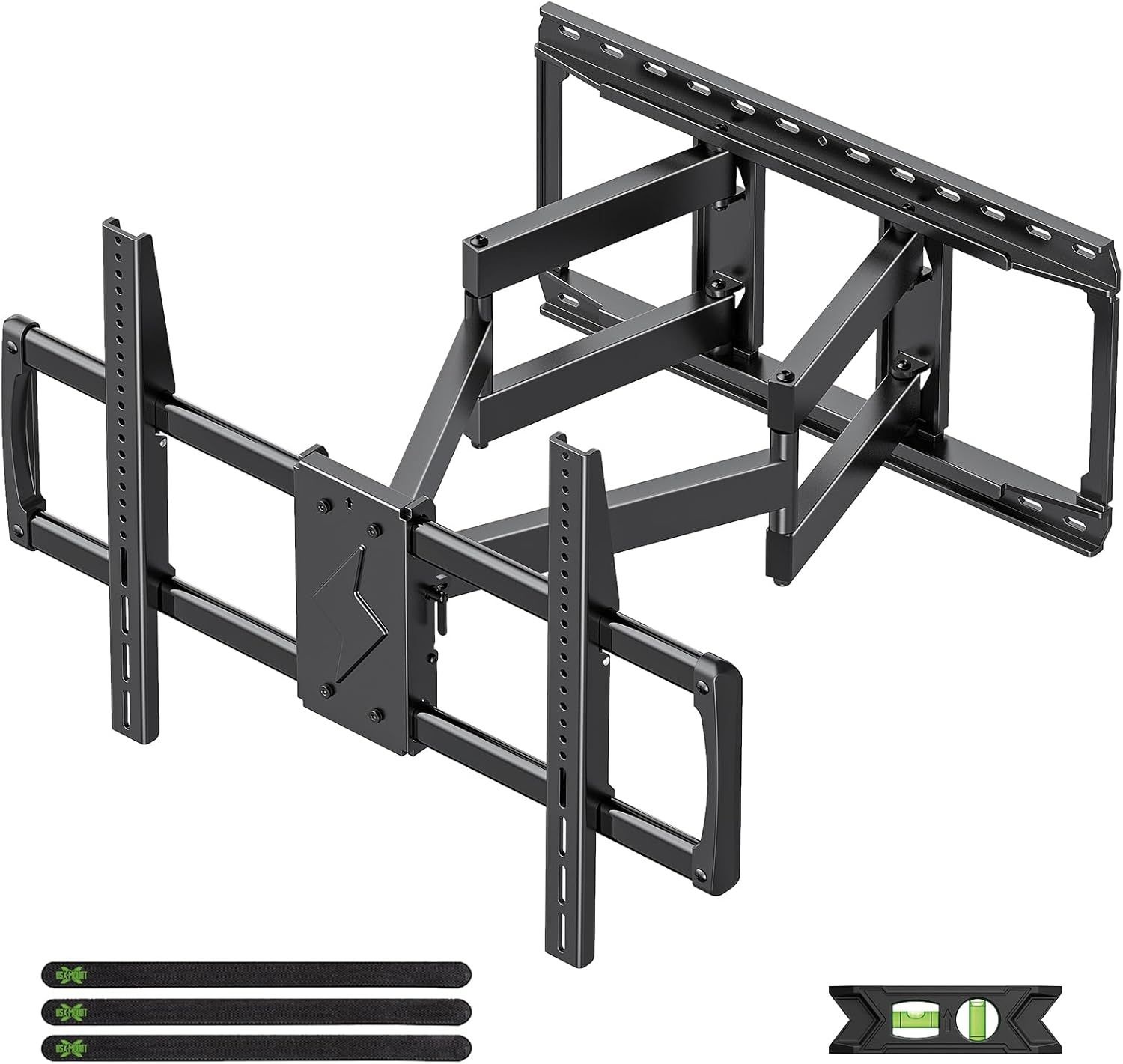 USX MOUNT 고정형 TV 벽걸이 마운트는 65~120인치 평면 TV(최대 220파운드)에 적합하며, 16" 18" 24" 32" 스터드 간격에 맞는