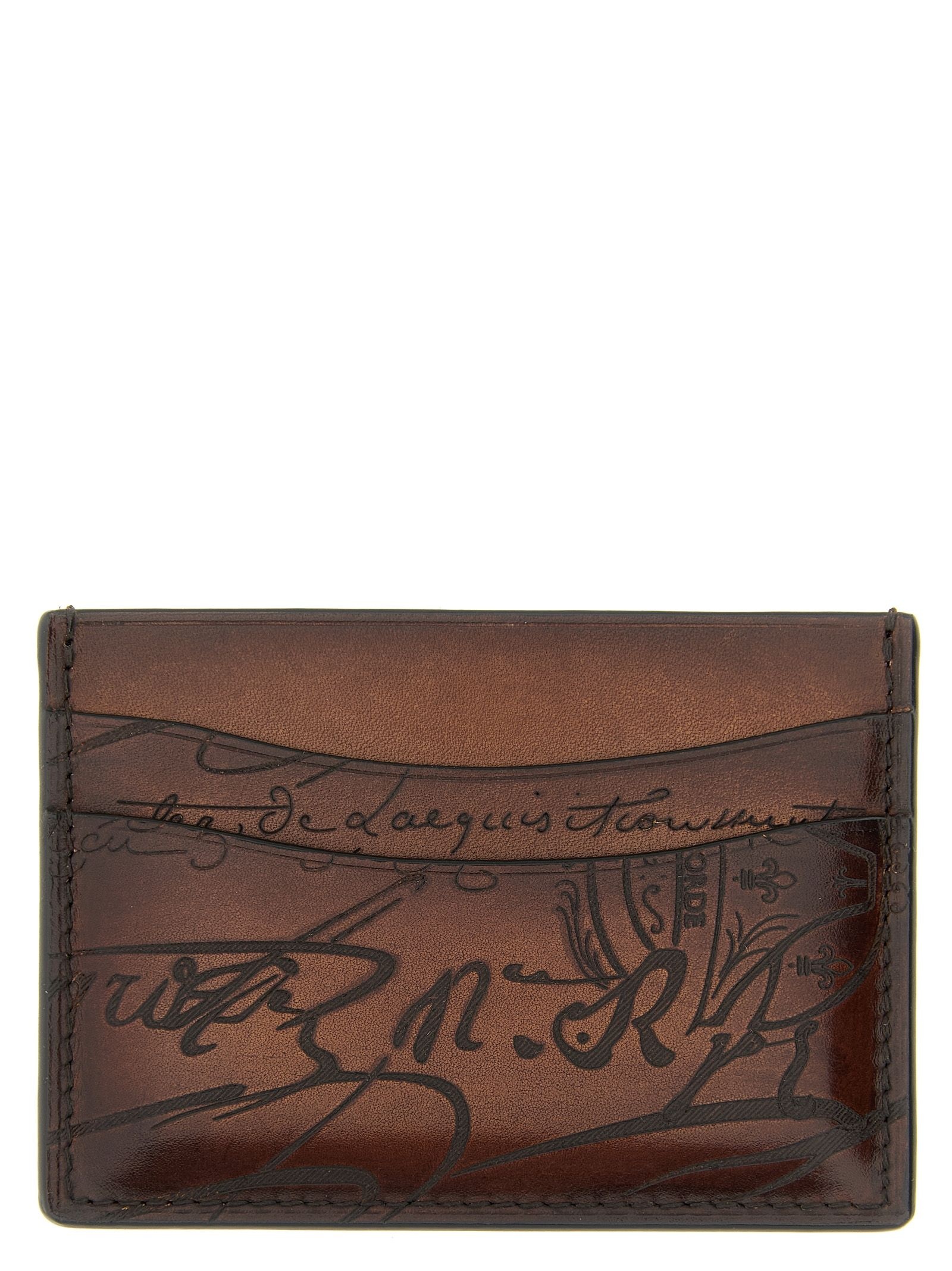 벨루티 25FW 벨루티 Bambou Scritto 카드 홀더 N235726ML6