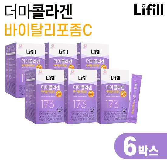 라이필 더마콜라겐 바이탈 리포좀C 6박스