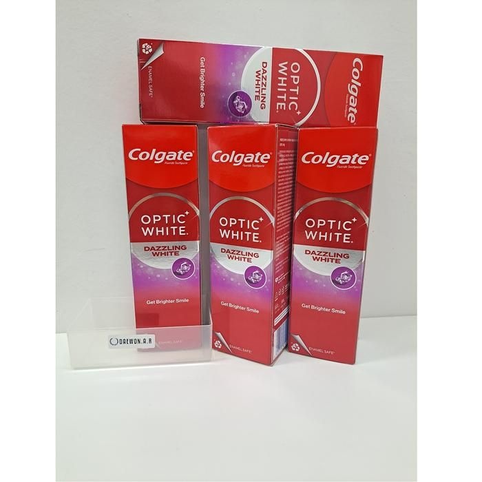 콜게이트 옵틱화이트 디즐링 화이트 치약 100g 3+1 총4개