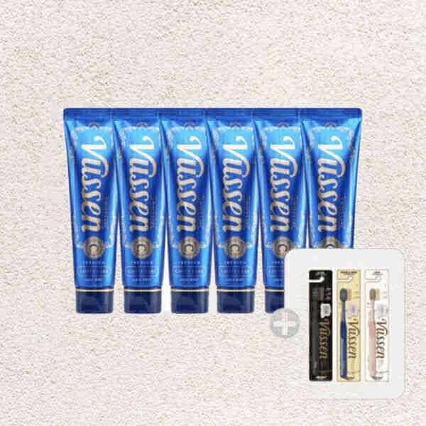 오스템 뷰센 C 충치케어치약 120g(아쿠아민트향) 6개 +뷰센 칫솔 3종(라이트 더블와이드 울트라) 599743