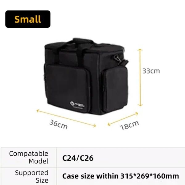 메카닉 마스터 C25Plus 컴퓨터 케이스, ITX/MATX 어쿠스틱 웨이브, 휴대용 다기능 알루미늄 미니 PC 케이스