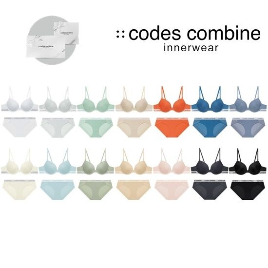 코데즈컴바인 이너웨어 [선물포장]베이직브라1+팬티1세트10종중1택CDWBRBP112SK12