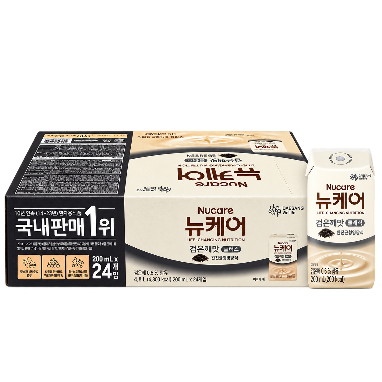 대상웰라이프 대상 웰라이프 뉴케어 검은깨 플러스 200mlx24개입