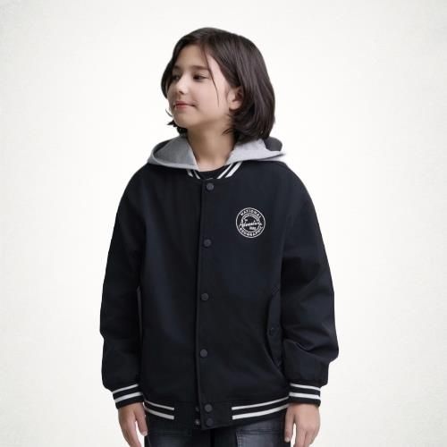 내셔널지오그래픽 KIDS K251UJP930 우븐 베이스볼 점퍼 CARBONBLACK 5007096457 2145356