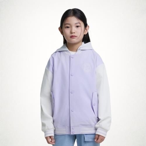 내셔널지오그래픽 KIDS K251UJP930 우븐 베이스볼 점퍼 LAVENDER 5007096456 2145357