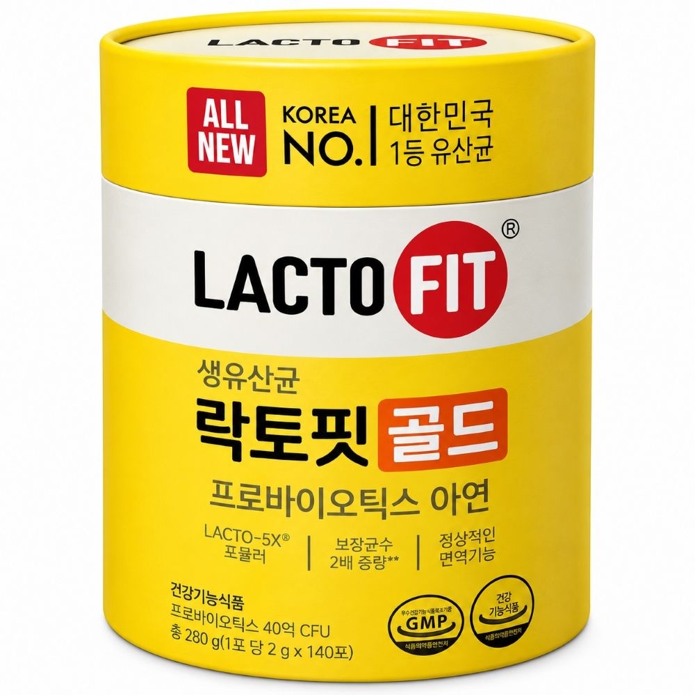 락토핏 종근당건강 공식 락토핏 골드 140포 1통