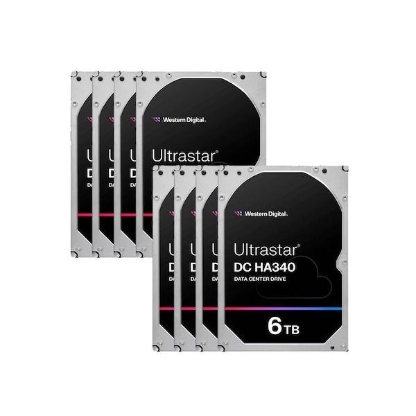 Western Digital Ultrastar DC HA340 패키지 7200/256M WUS721206BLE6L4 (8x6TB)