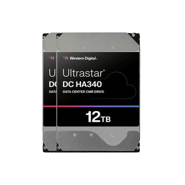 Western Digital Ultrastar DC HA340 패키지 7200/512M WUS721212BLE6L4 (2x12TB)