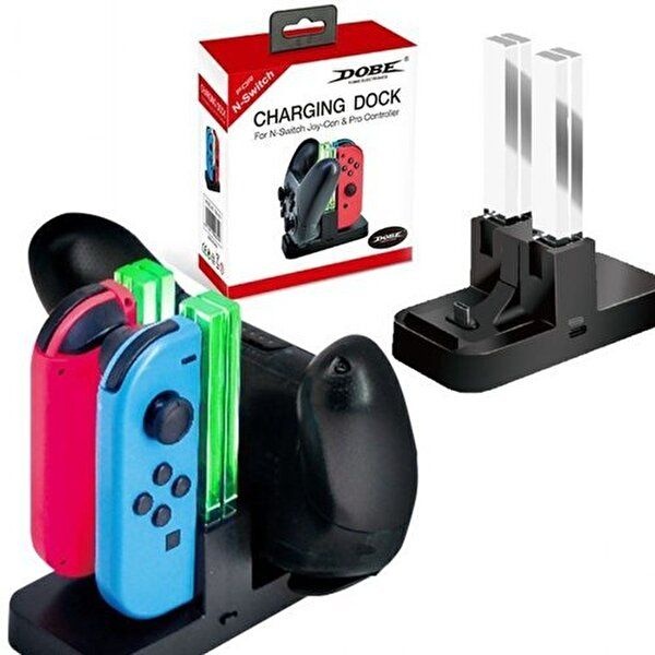 고품질 ACDC DOBE OLED 조이콘 프로콘 충전독 라이트 거치대 충전기 스텐드 (SWITCH) 조이콘충전 WFRDJQX